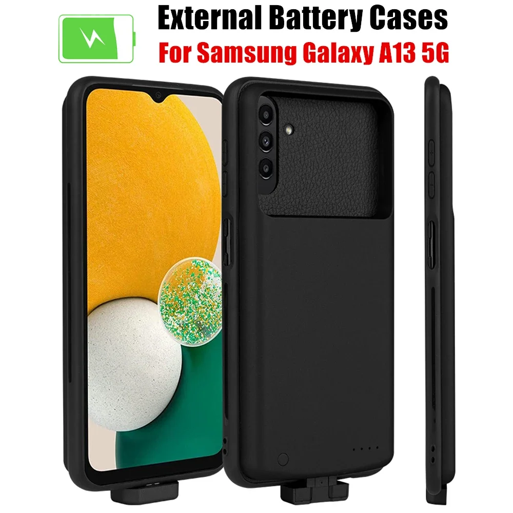 휴대용 충전기 커버, 삼성 갤럭시 A13 5G 배터리 케이스, 5000mAh 마그네틱 보조배터리 충전 커버