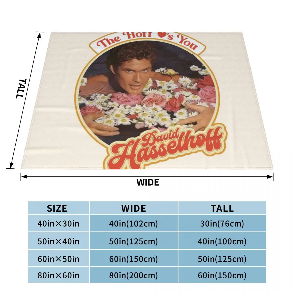 The Hoff Loves You Throw ���, ķ�� ���, ���� ���