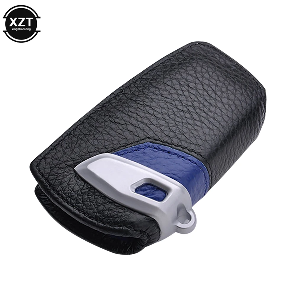 Genuine Leather Key Case Cover Keychain For BMW New 1 3 5 7 Series X1 X3 X4 X5 X6 320li 525 530