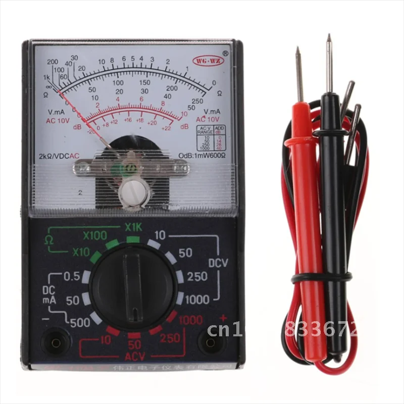 

Digital Multimeter MF-110 Tester Professional Portable Voltmeter Electric Analog Ammeter AC / DC Voltage Current OHM Multi Meter