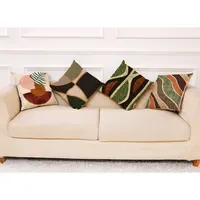 New Abstract Geometry Modern Art Pillows Case Linen 30X30/45X45/50X50CM Print Cushions Case Sofa Couch Chairs Decorative Pillows 1