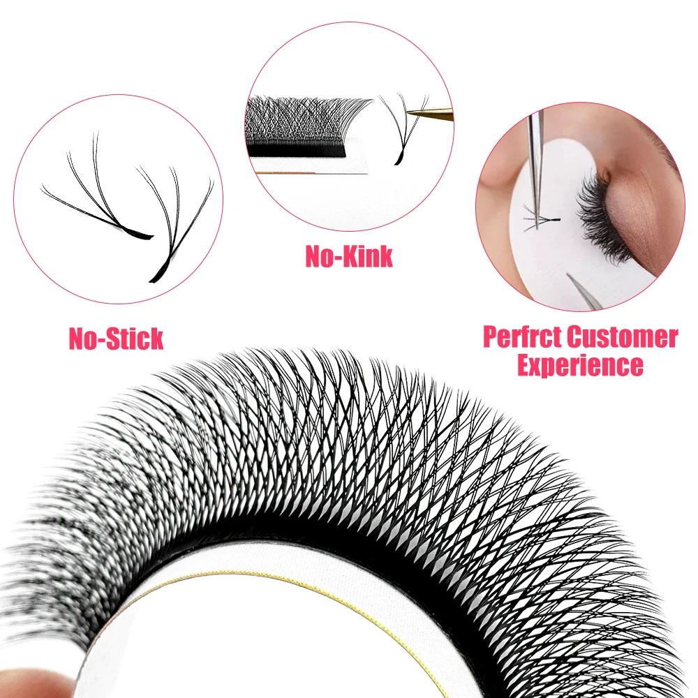 Cilios W 6D Shaped Volume Fans 5D W Volume Eyelahses Extensions For Beauty eyelash extensions fake eyelashes eyelash extension eyelash extension lashes false eyelashes