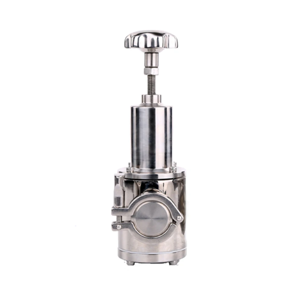 Sanitary Stainless Steel Steam Adjustable Pressure Relief Valve fuel pressure relief valve regulator return valve