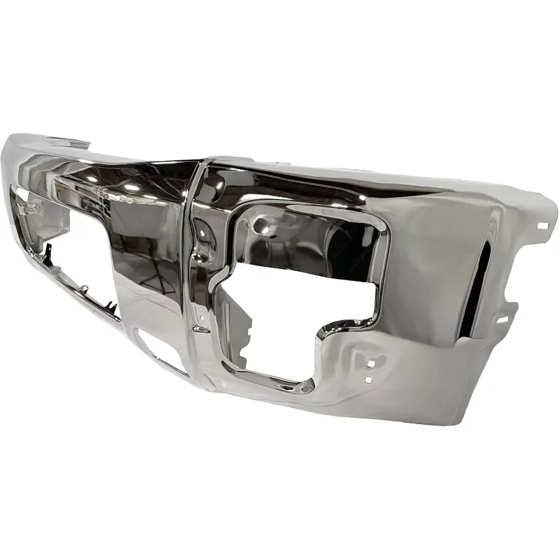 with 2004-2015 Nissan Titan Pickup 04-15 NI1002136 Chrome Steel, Front Bumper Face Bar Compatible 3