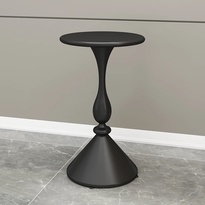 Iron Single-Tier Plant Stand for Living Room Side Table Small Round End Table Stylish Flower Pot Holder Stable Flower Stand
