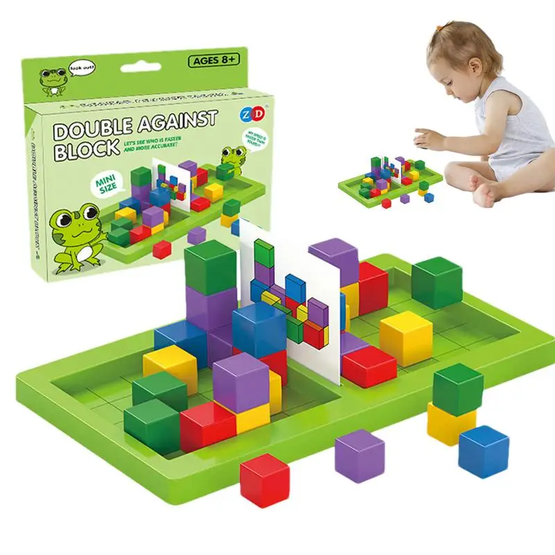 

Настольная игра-конструктор для двух игроков, игра-конструктор для детей и родителей, игра-головоломка для детского сада