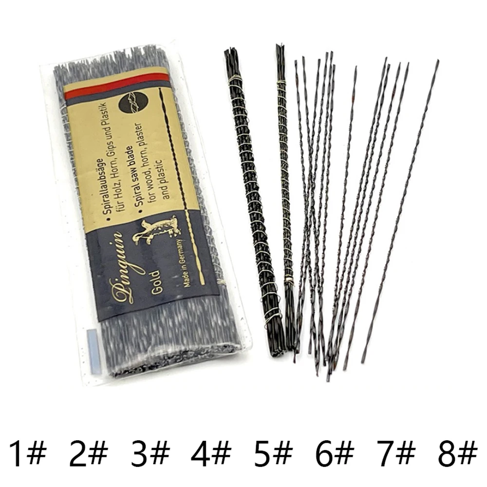 18 130mm Scroll Jig Saw Blades Spiral Teeth Kinds Wood Saw Blades Steel Wire Metal Cutting
