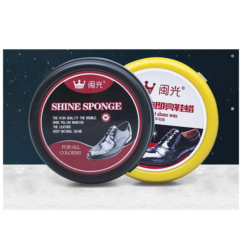 Double Sided Leather Shoes Brush Shoe Polish Brush Colorless Shoe Wax