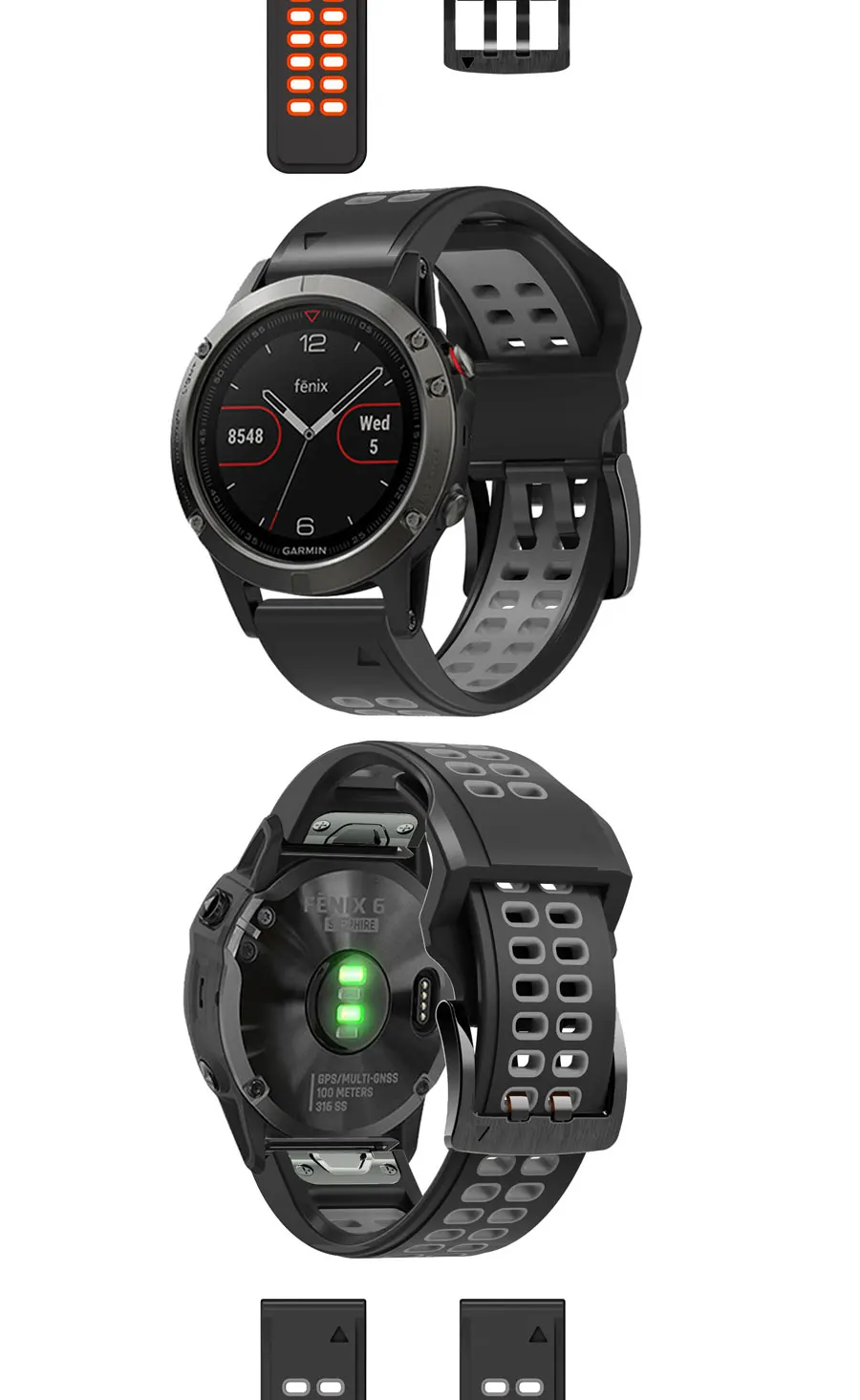 Garmin Fenix E AMOLED Thép 47mm chính hãng, giá rẻ