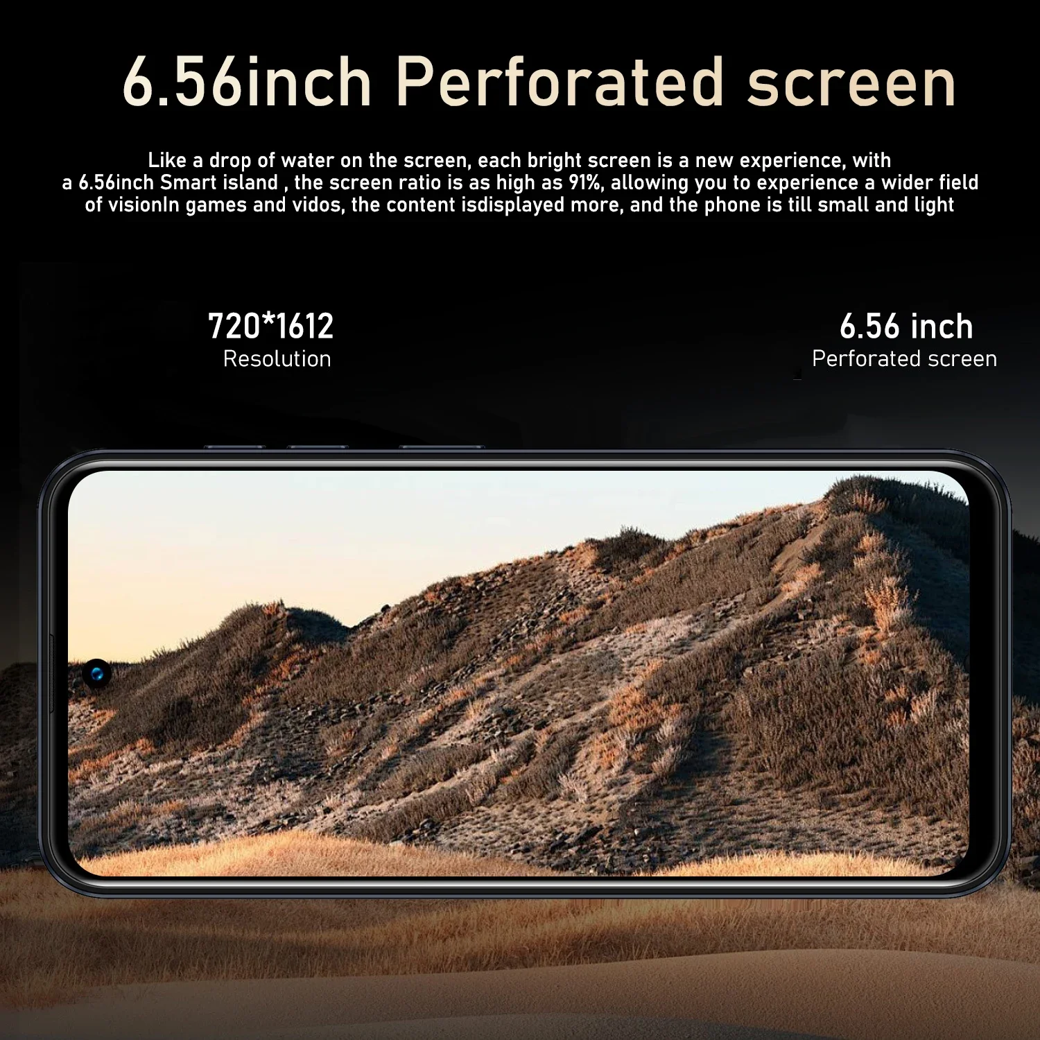 Smartphone X6 Android,6.56 inch,8GB RAM,256GB ROM,16+32MP,Dual SIM,Mobile phone,Google Play,5500mAh,Celulares，cellphone 4