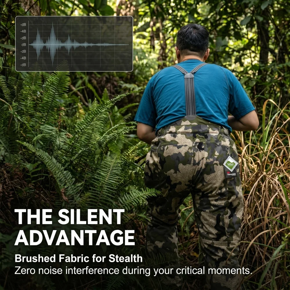 공장 직판 추위 방지용 재킷 스타일 위장 사냥복 및 낚시-사냥용 벨트 팬츠