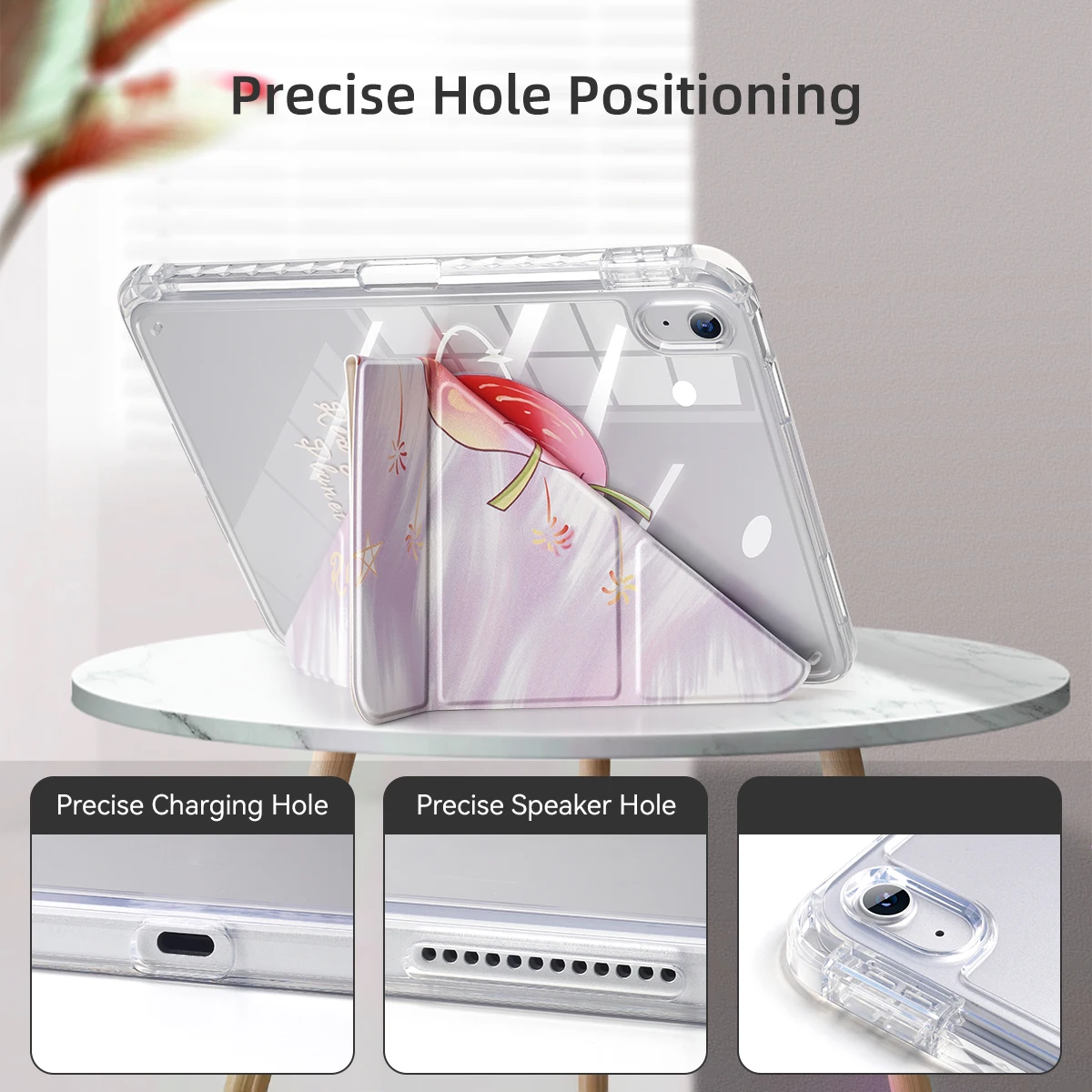 Enhanced Protective Tablet Case with Multi-Device Holder and Stand Functionality