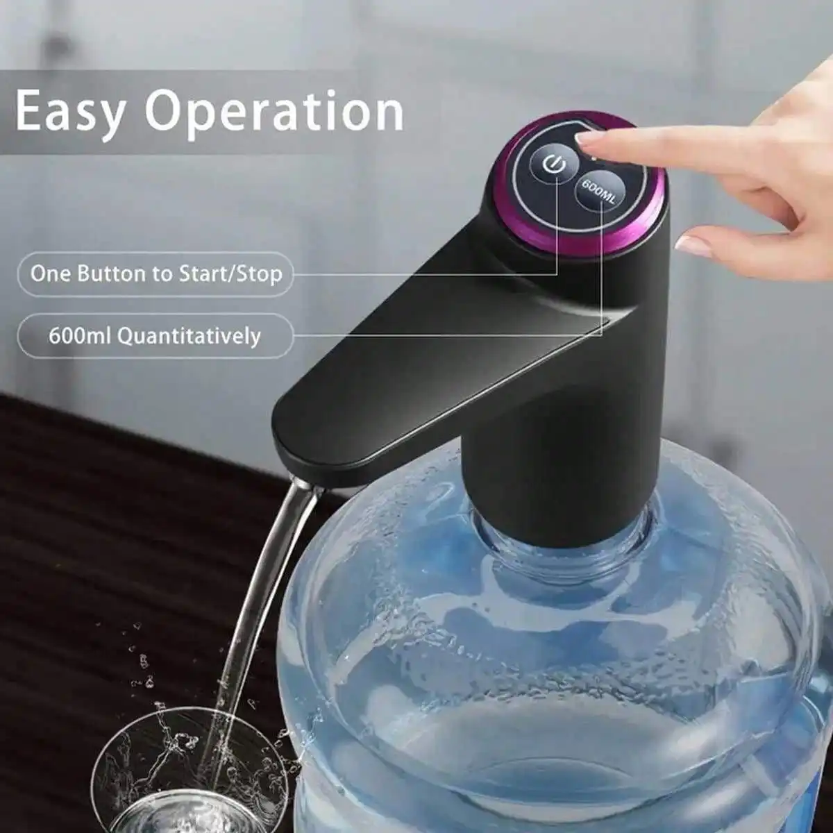 USB Rechargeable Water Dispenser Pump 1