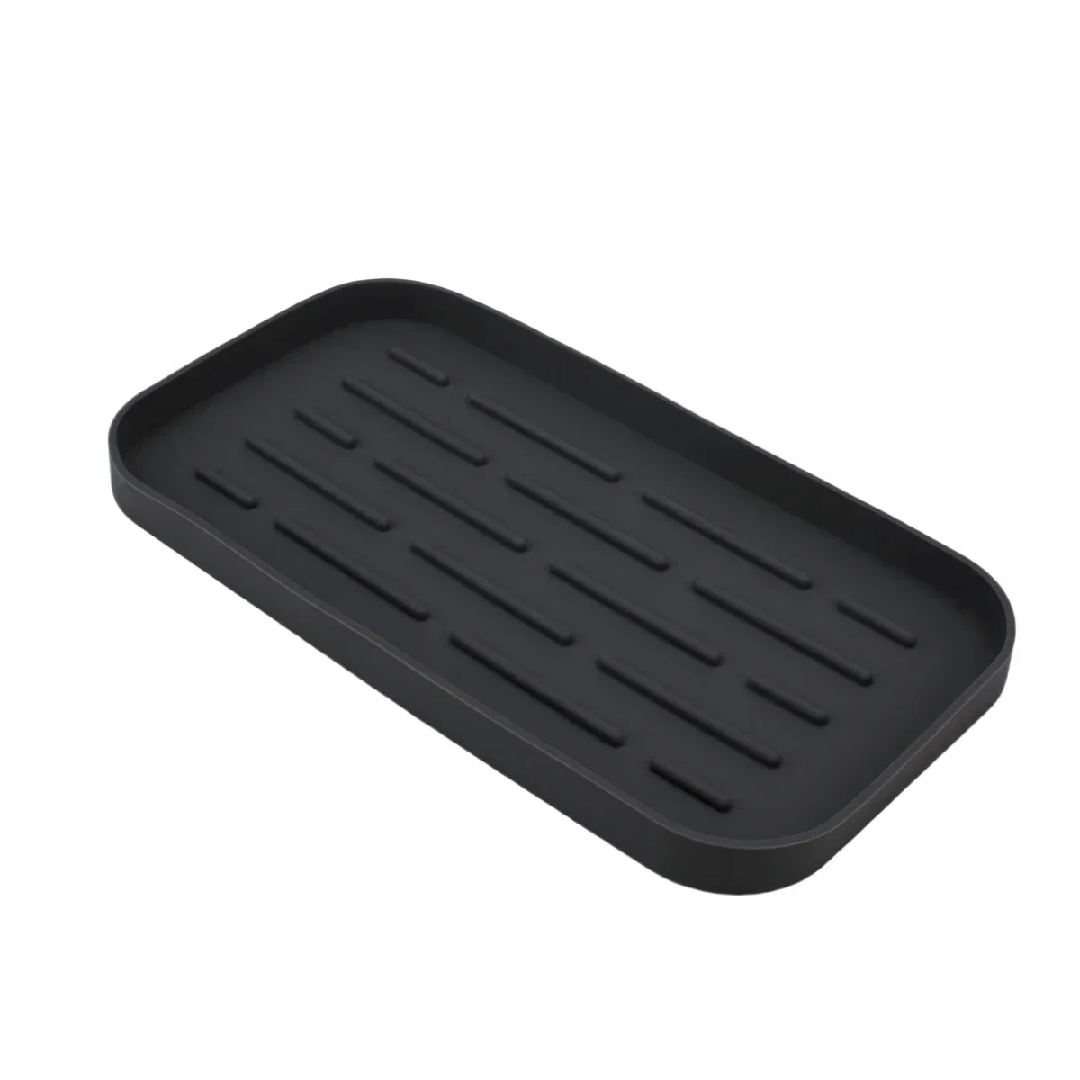 Silicone Drain Tray For Tableware Water Cup Fruit Vegetable Kitchen Sink Organizer Storage Tray Sponge Holder Soap Dispenser