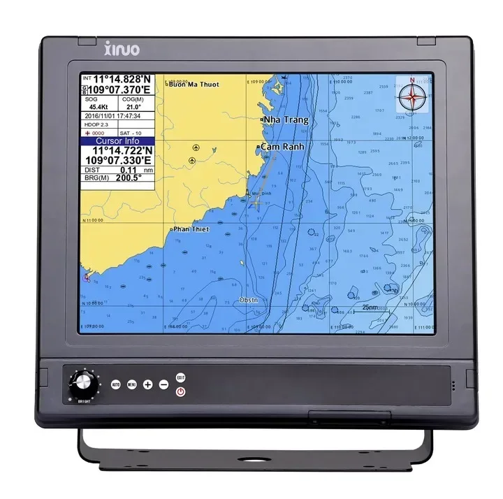 

Marine electronics marine spare parts XINUO HM-2612 marine TFT LCD monitor large display 12" CE certificate IMO standard