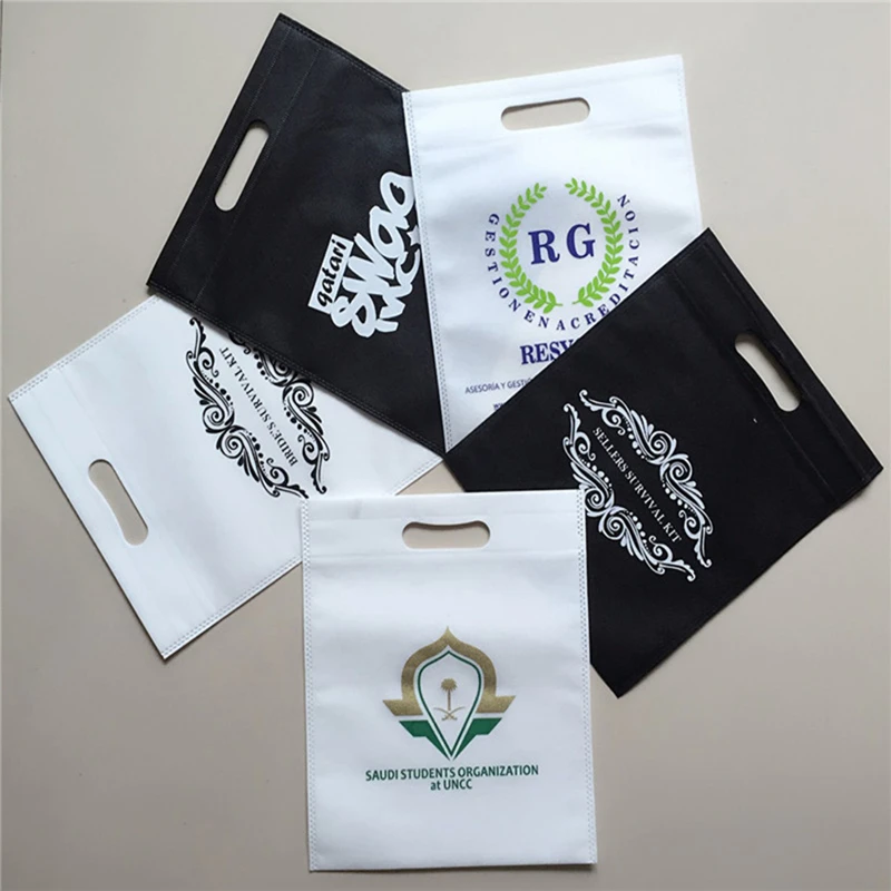 20 pieces  New retials reusable bags non woven /shopping bags/ promotional bags accept customize Your own LOGO