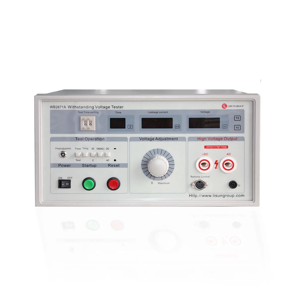 

WB2671A AC and DC Withstanding Voltage Hipot Electrical Safety Tester