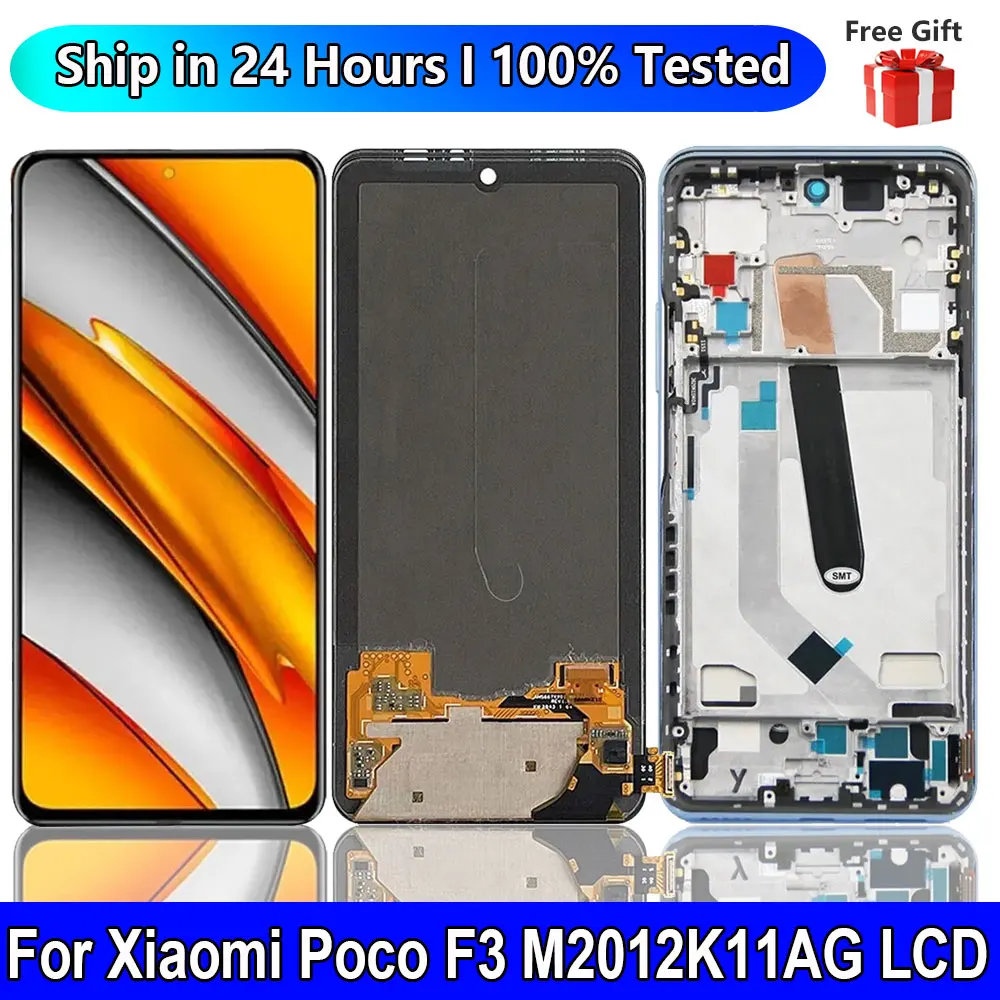 AMOLED For Xiaomi Poco F3 M2012K11AG LCD Display Touch Digiziter amoled-for-xiaomi-poco-f3-m2012k11ag-lcd-display-touch-digiziter