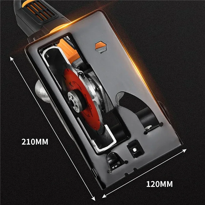 Angle Grinder Universal Bracket Grinder Polisher to Cutting Machine Base Modified Woodworking Table Saw with Protective Cover