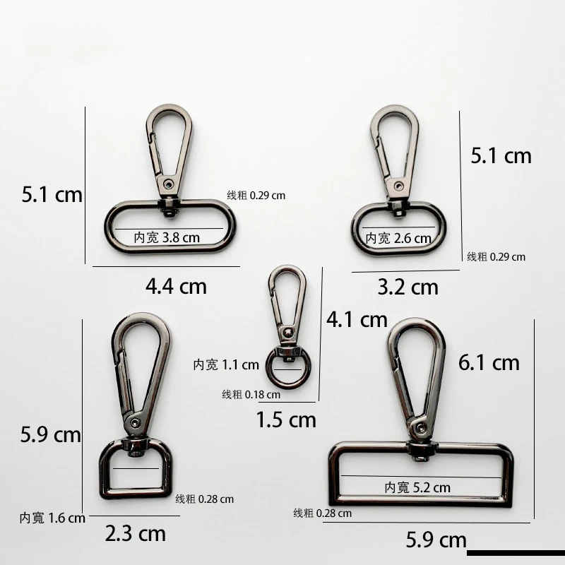 Swivel Snap Hooks, Heavy Duty Square Eye Clasp Buckle Trigger Clip  Multipurpose Spring Pet Buckle, Key Chain for Linking - AliExpress