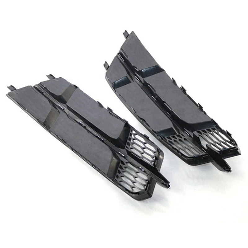 4G0807681AN 4G0807682AN Front Bumper Fog Lamp Cover Fog Lamp Bezel Front Bar Grille Car For A6 C7 S-Line S6 15-18