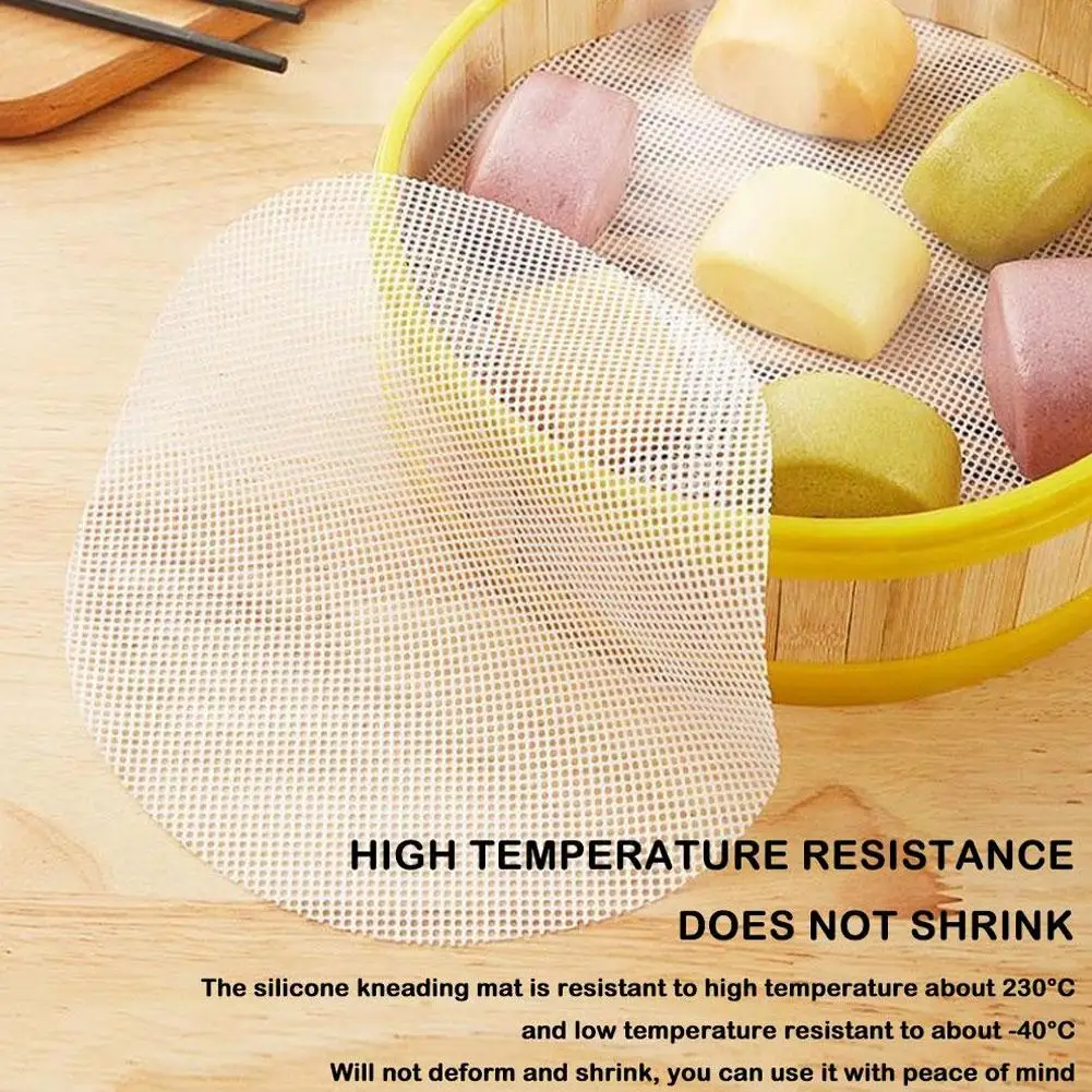 1Pcs 30cm/36CM Pure Cotton Steamer Cloth Household Mat Steamed Cloth Rice Steamed Round Bun Drawer Gauze S9G0