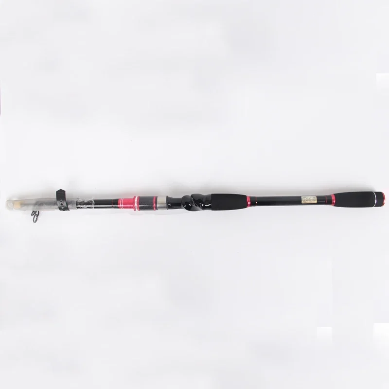 Portable telescopic sub-rod carbon vibrating sub-rod with straight handle 2.1m.