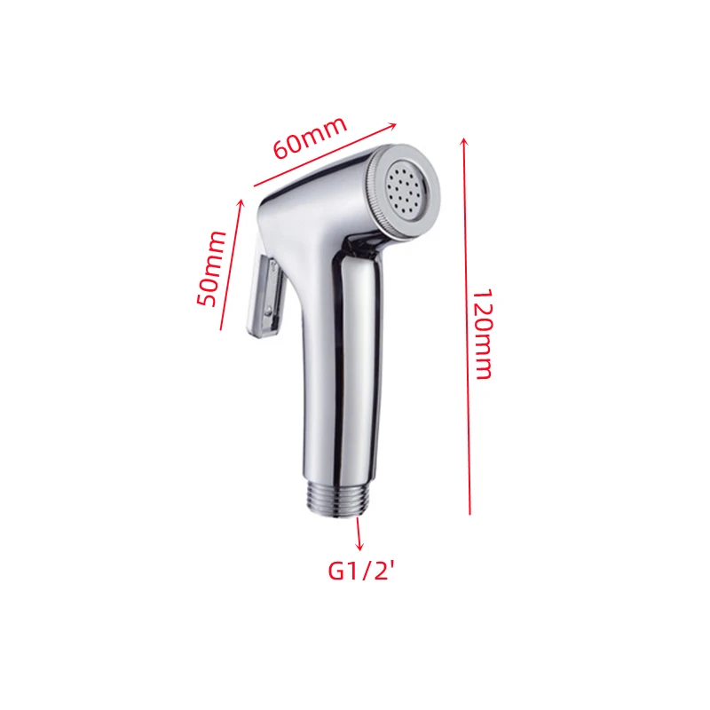 Portable Toilet Bidet Faucets Handheld Shower Spray Shattaf Head For Wash Bathroom Toilet Car Rinse Pet Shower Sprayer