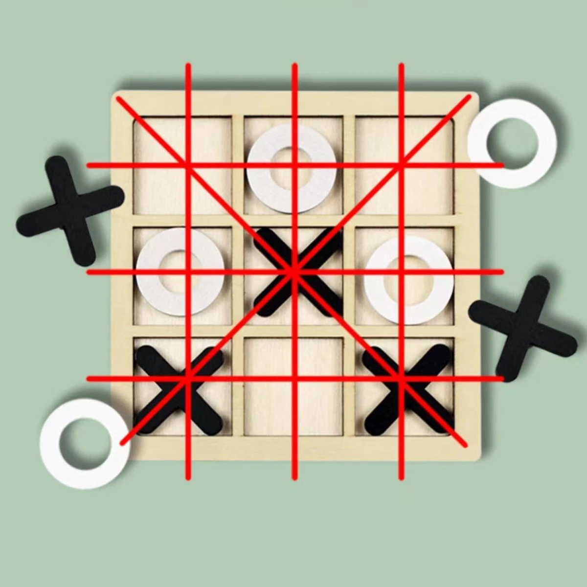 Board Game Table Games The game of tic-tac-toe the game of trios the trios Circle and cross and cross tac-toe