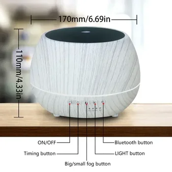 Tuya WiFi Humidifier Essential Aroma Oil Diffuser Smart Home Air Humidifier Mist Maker Ultrasonic for Smart Life Alexa Google 3