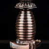 Handicraft Tibetan Bronze Stupa Auspicious Alloy Tantric 15cm Stupa Engraved Buddhist Home Indoor Altars Desktop Decorative 5