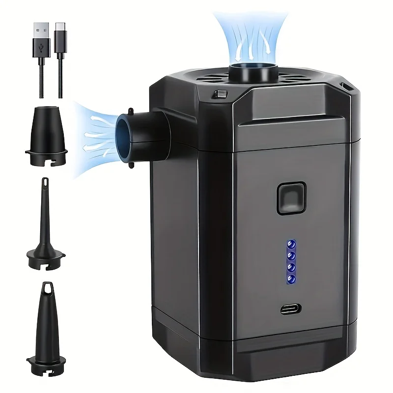 5200MAH portable air pump outdoor camping air mattress swimming pool swimming ring inflatable sofa pump home air pump,air compressor pump,inflatable pump
