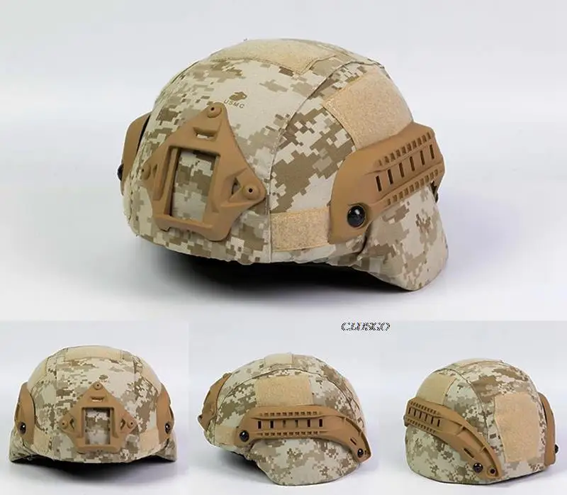 Multicam Helmüberzug Airsoft Taktischer Helmüberzug für Militär MICH 2000-Helm Airsoft-Schießsportausrüstung – Detail 13
