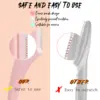 Eyebrow Trimming Knife Eyebrow Face Razor For Women Professional Eyebrow Scissors With Comb Brow Trimmer Scraper Accesso 5