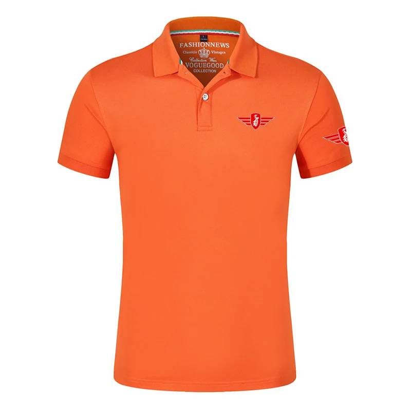 Mens Classic Summer Polo Shirt Casual Short Sleeve Streetwear