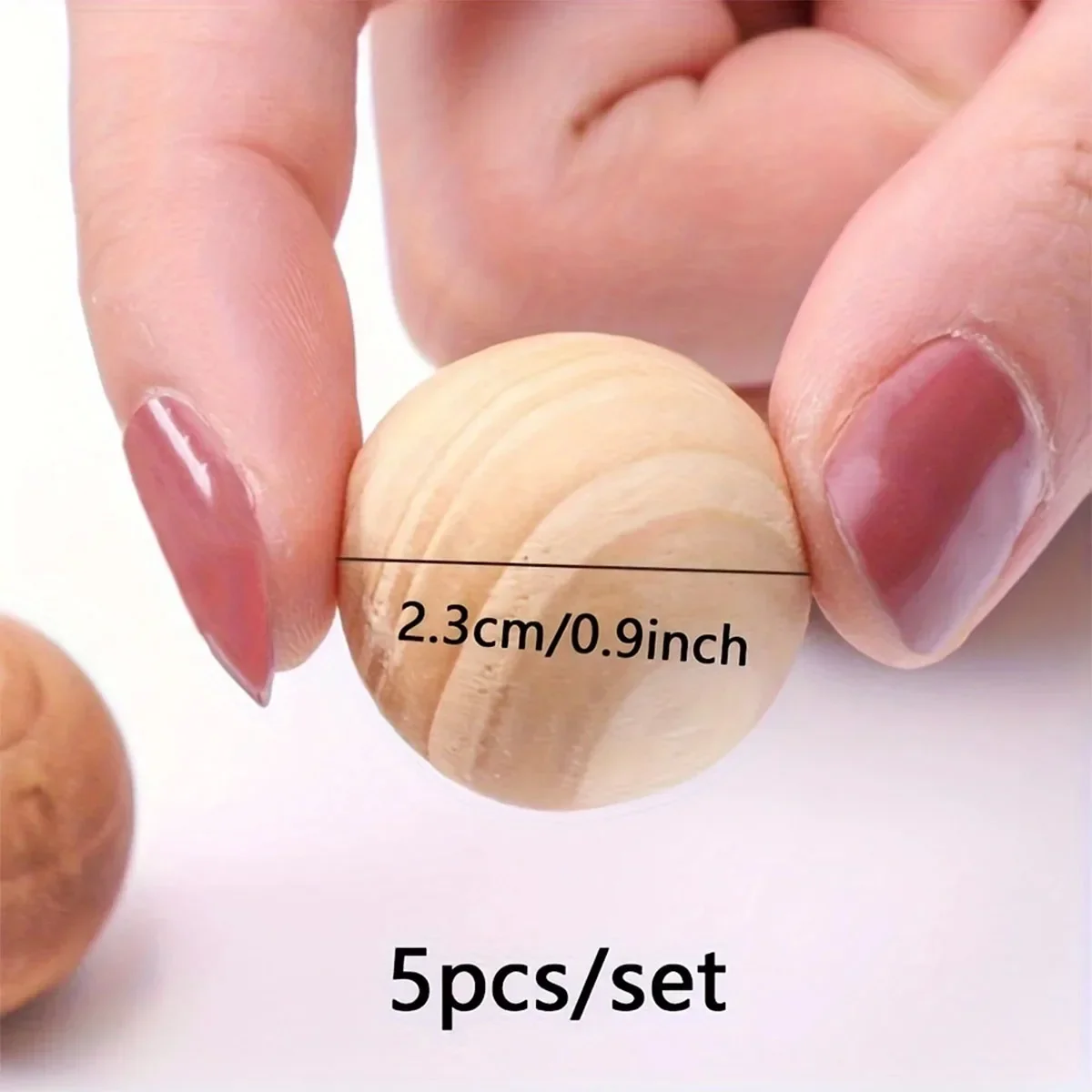 5pcs Wardrobe Camphor Wood Pills Odor Removal
