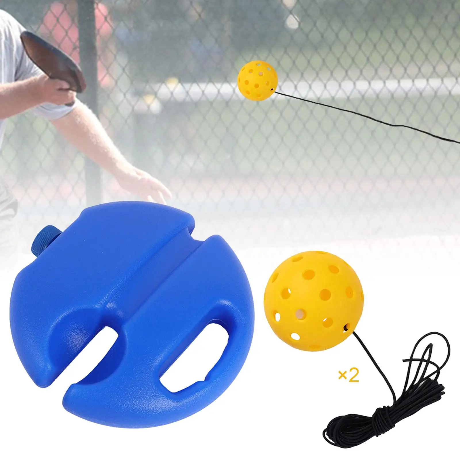 Pickleball Trainer Convenient Professional Baseboard Accessories Pickleball Ball for Sport Training Exercise Beginner Adult pickleball court markers