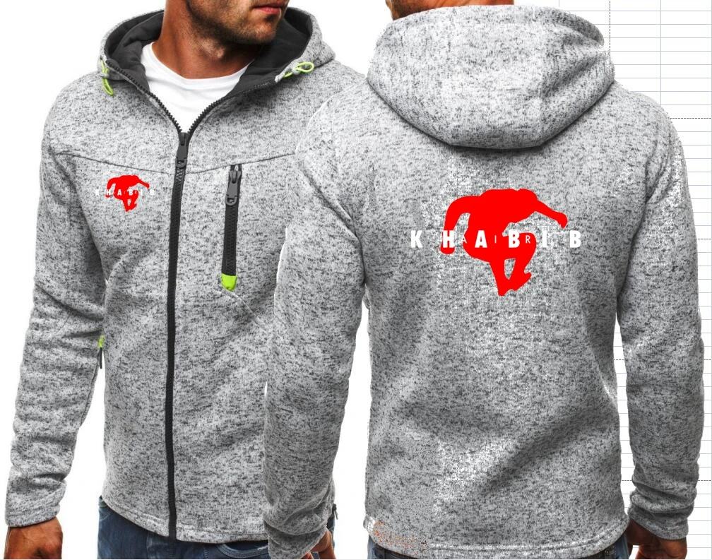 KHABIB NURMAGOMEDOV 229 BOXING Ufcs Men's Hoodies Sweatshirts Jacquard Hoodie Jackets Men Hooded Zipper MMA Sweatshirt