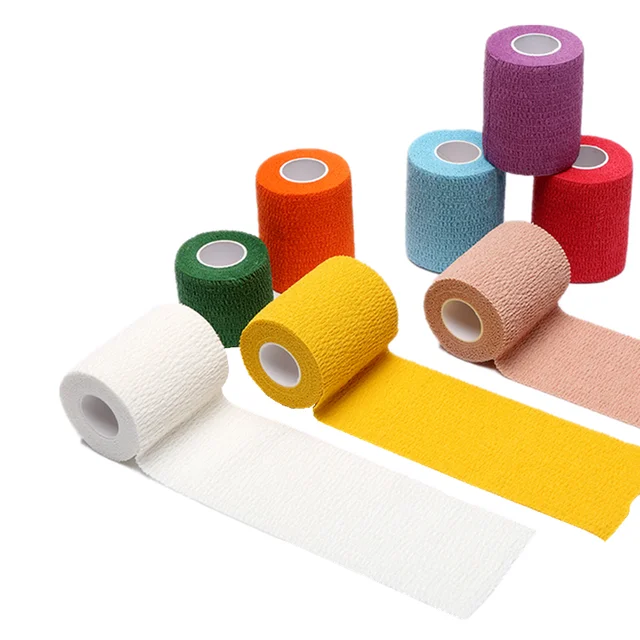 5cm*4.5m Self Adhesive Elastic Bandage Security Protection Tape Waterproof First Aid Kits Bandage for Outdoor Sports Travel 1