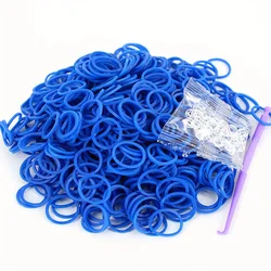 Rainbow Rubber Band Loom Set - DIY Jewelry Crafting Kit (Multicolor)