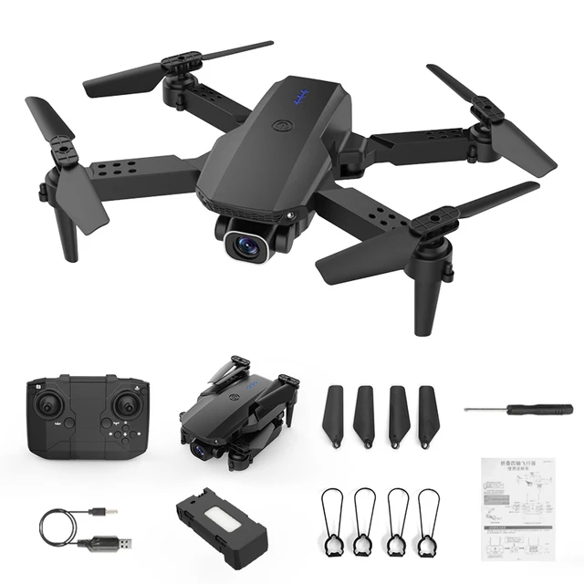 New K5 Mini Drone 4K HD Dual Camera 2.4G Wifi FPV Air Pressure Fixed Height Foldable Quadcopter RC Helicopter Gifts Toys 5