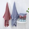 1pc Durable and Absorbent Cotton Bath Sheet - Quick Dry Towel for Large Bathroom - Hotel Quality Bathroom Accessories 2