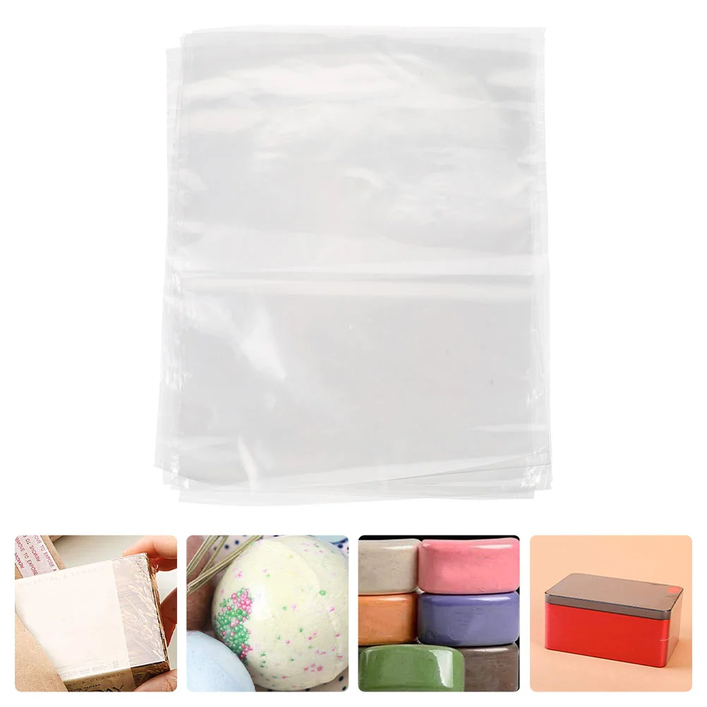 

200 Pcs Heat Shrink Film Bag Sealer Bags Packing Biscuit Shrinkable Wrapping Packaging Pof Fresh Keeping