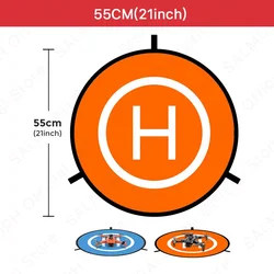Universal Foldable Drone Landing Pad - 55cm/75cm Quadcopters Apron Mat (55CM)