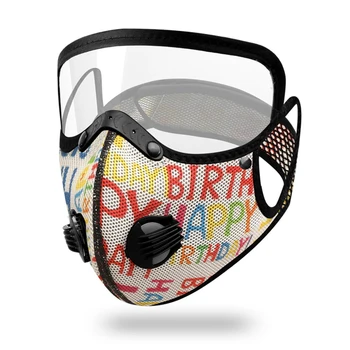 Maschera da ciclismo all'aperto Maschera sportiva protettiva con filtrazione traspirante per passeggiate in bicicletta
