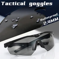Tactical Goggles Set Windproof Dustproof CS Military Shooting Bulletproof Sunglasses Motorcycle Mountaineering Glasses 2