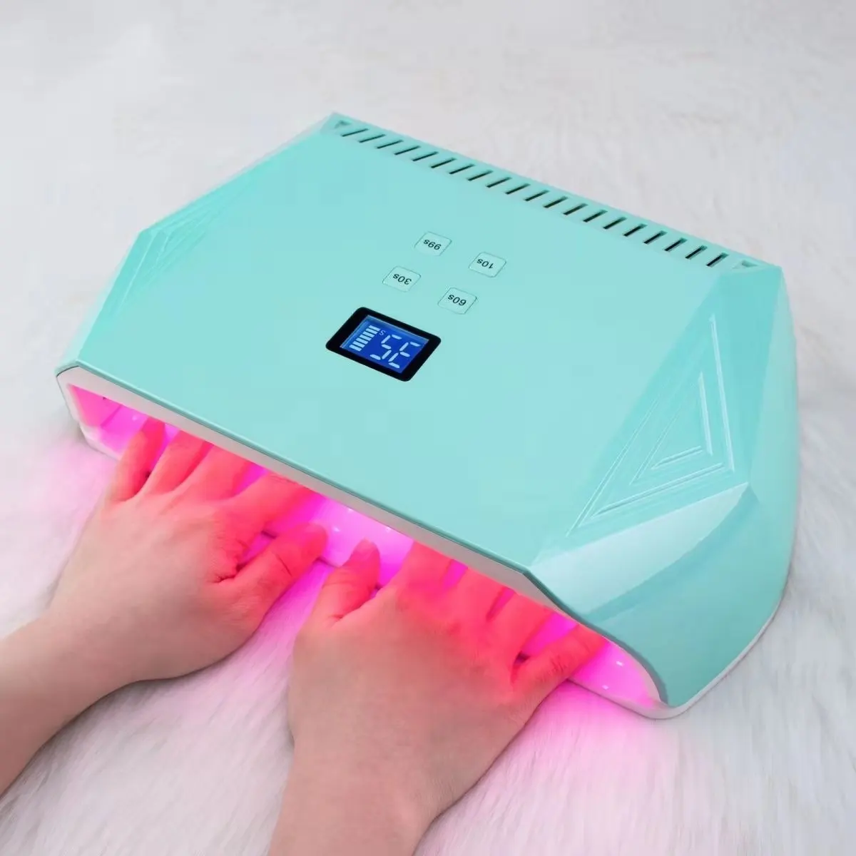 

128W Nail Lamp UV LED Nail Dryer Red Light Beads for Curing Polish Gel High Power Quick Drying Nails Art Manicure Electric Lamps