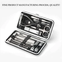 9/11/16/19 Pcs Manicure Cutters Nail Clipper Set Stainless Steel Ear Spoon Nail Clippers Pedicure Nail Art Tool Manicure 2