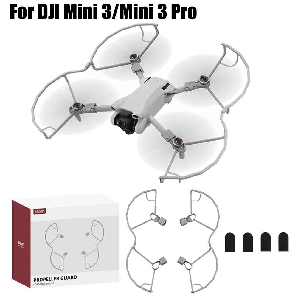 Garde d'Hélice Anti-collision pour DJI Mini 3 et Mini 3 Pro - Protection Légère et Durable posée à côté du drone.