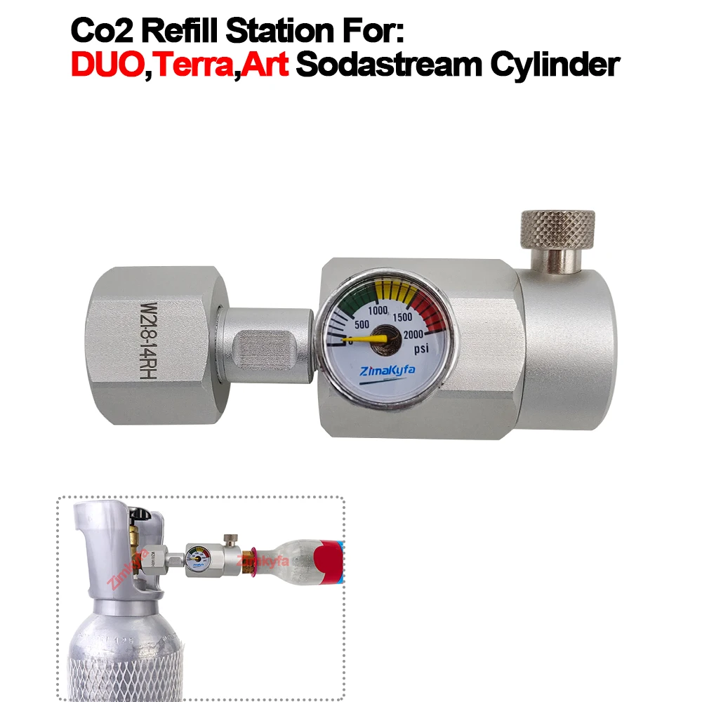 Neue Kohlendioxid Refill Station Adapter Für SodaStream DUO Kunst Terra